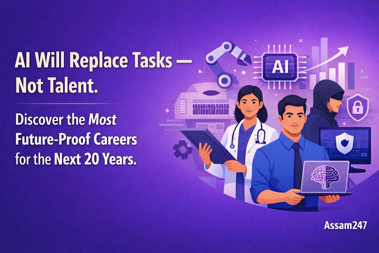 AI-Proof Careers in India (2026–2036) Best Future-Proof Careers, Courses & Skills Students Should Choose Now