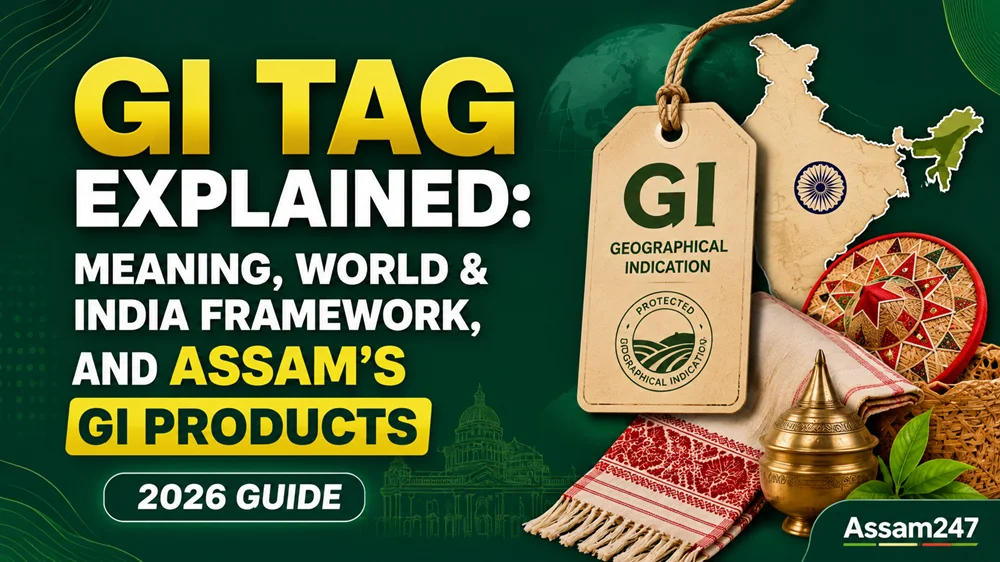 GI Tag Explained: Meaning, World & India Framework, and Assam\'s GI Products (2026 Guide)