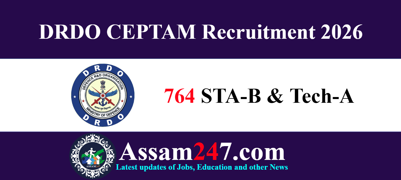 DRDO CEPTAM Recruitment 2025: Apply Online for 764 STA-B & Tech-A Vacancies