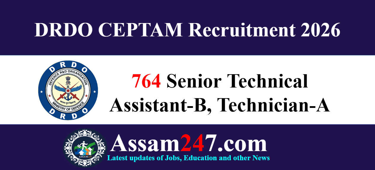 DRDO CEPTAM Recruitment 2026 – Apply Online for 764 STA-B & Technician-A Posts