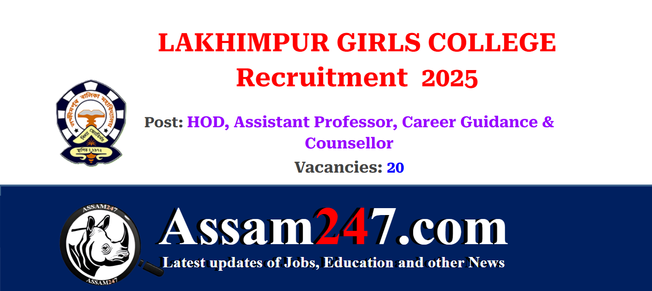 Lakhimpur Girls College Recruitment 2025: Apply Now for Teaching and Career Opportunities