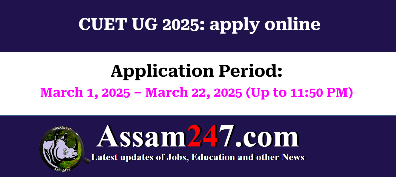 CUET UG 2025 Notification – Apply Online for admission to various Undergraduate (UG) Programs in Central, State, Deemed, and Private Universities across the country