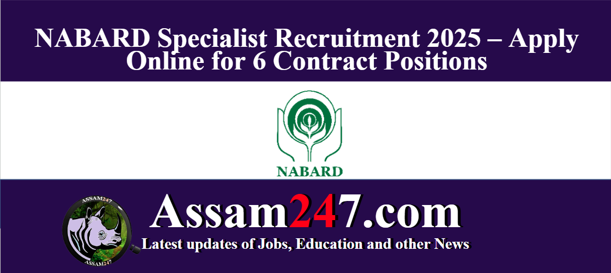 NABARD Specialist Recruitment 2025: Apply Online for 6 Contract Positions at Mumbai Head Office