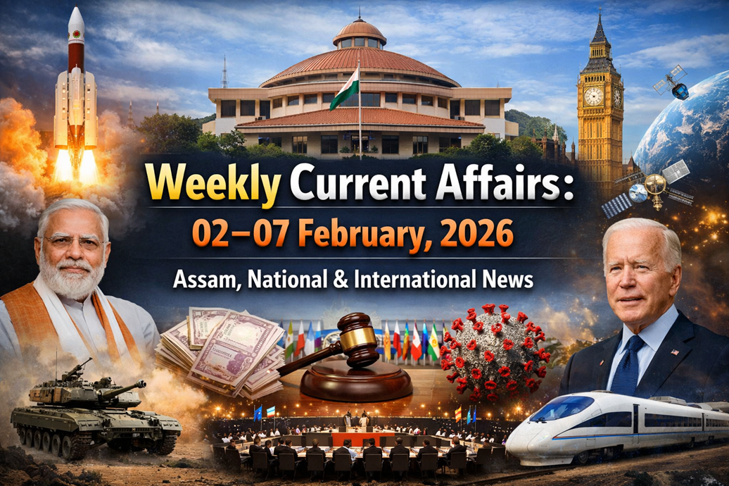 Weekly Current Affairs: 02–07 February, 2026 | Assam, National &amp; International News