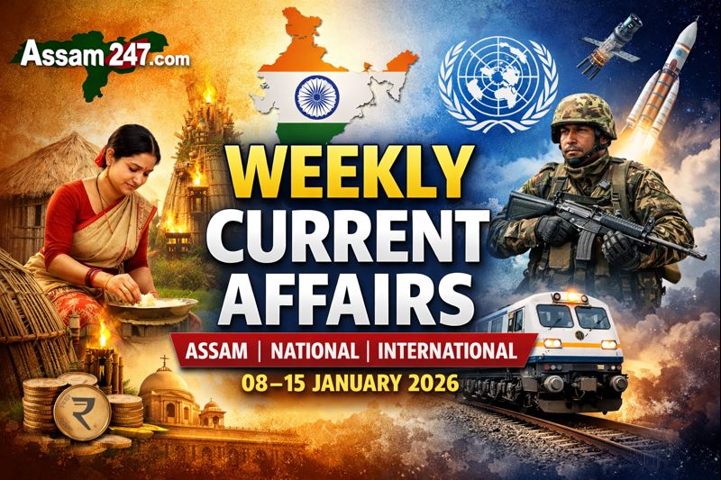 Weekly Current Affairs: 08–15 January 2026 | Assam, National and International News